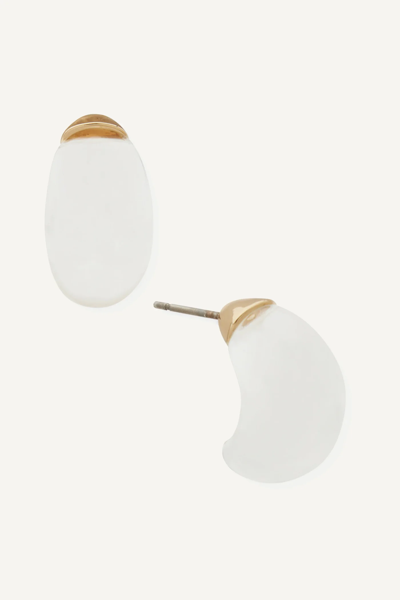 Women White Earring
