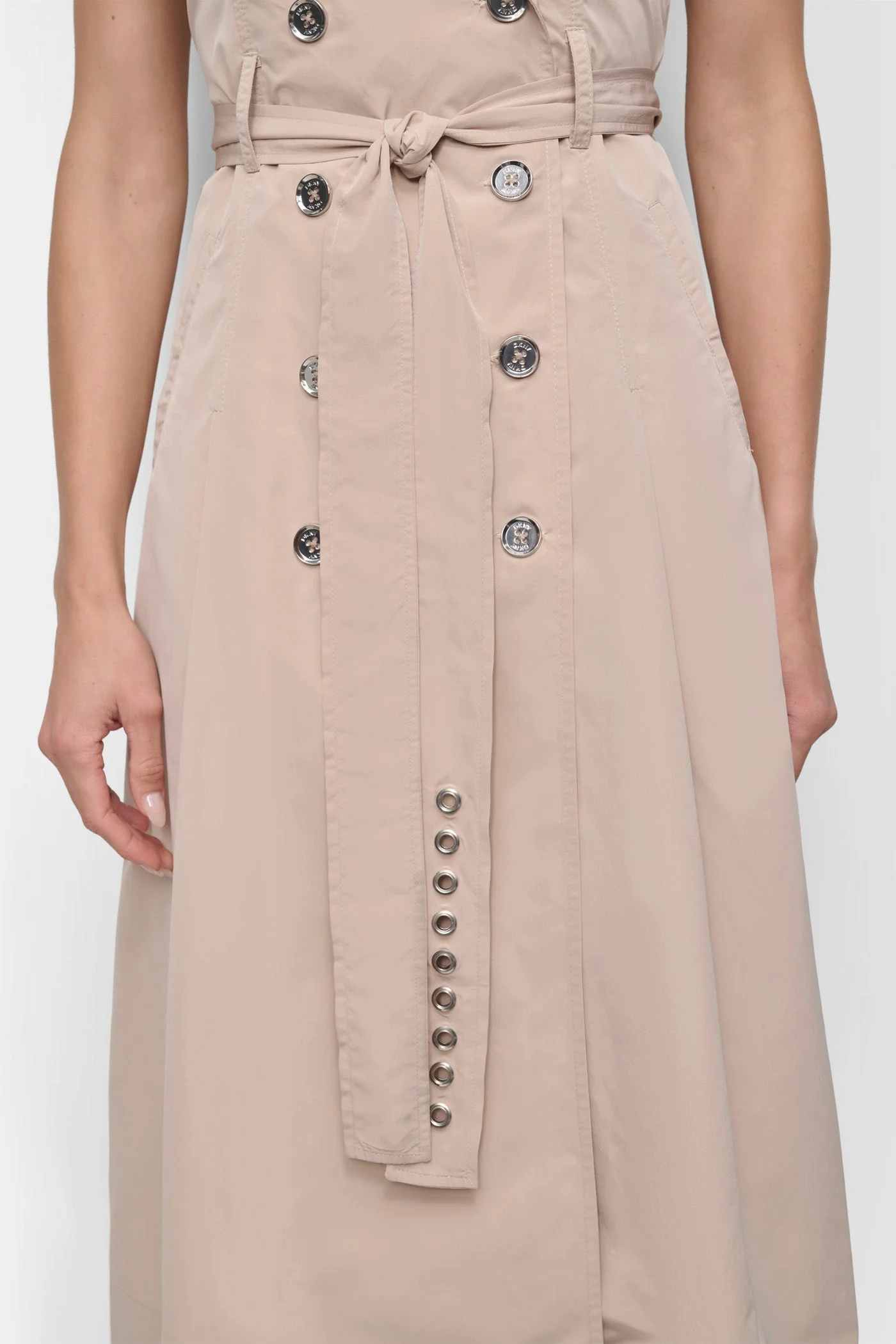 SLEEVELESS DOUBLE BREAST FITTED COAT - Image 6