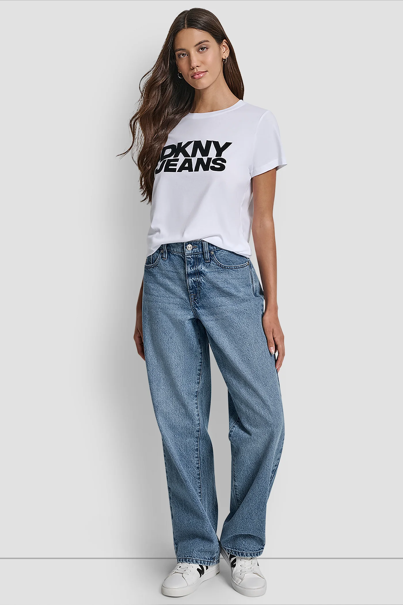 FLOCKED LOGO CREW NECK TEE - Image 4