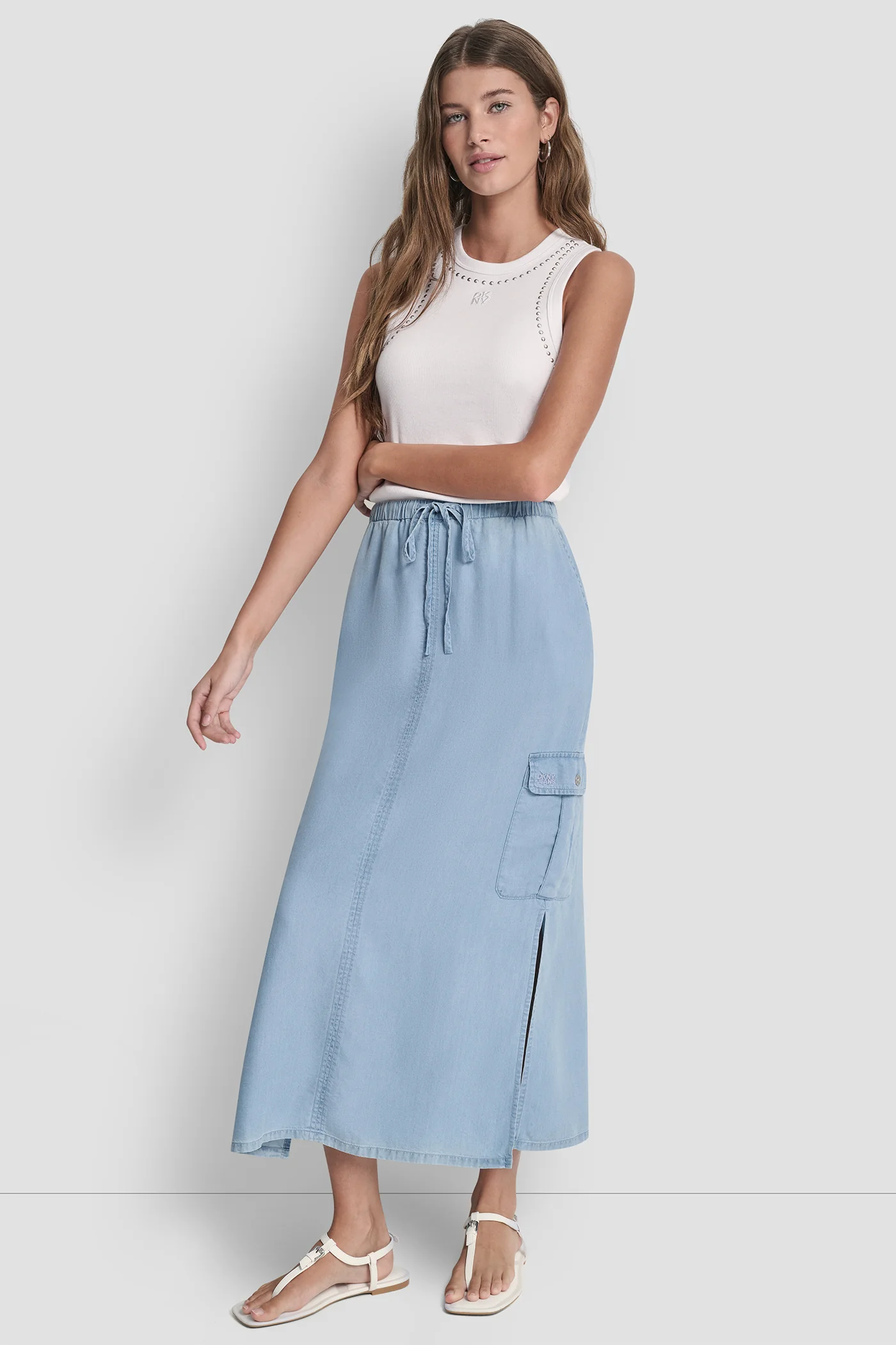 GARMENT DYE TIE WAIST - Image 4