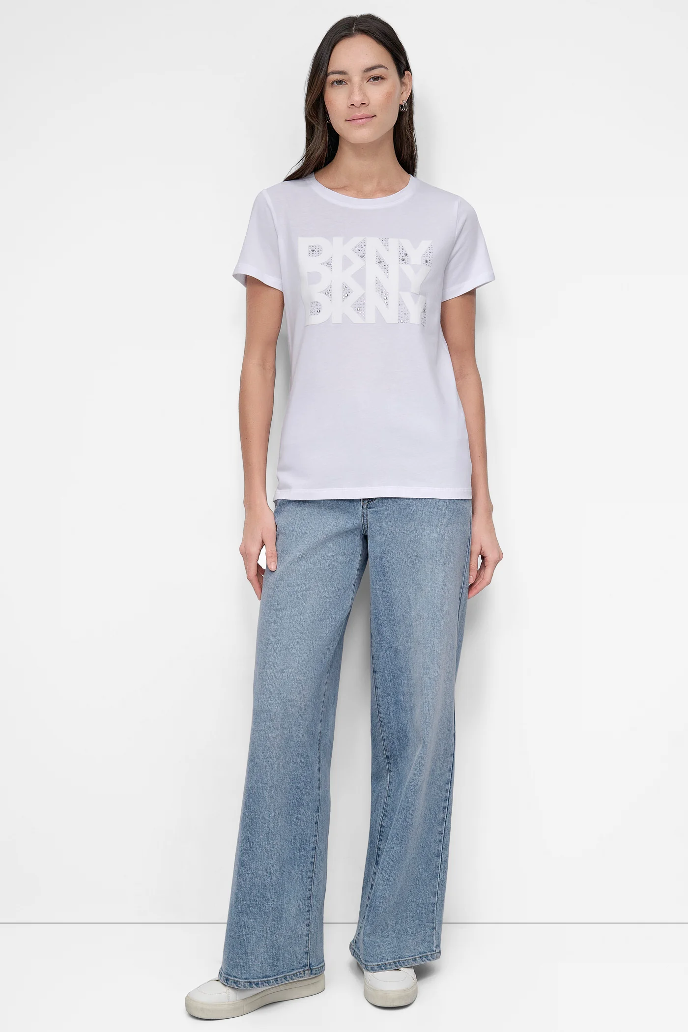 DKNY RHINESTONE TEE - Image 4