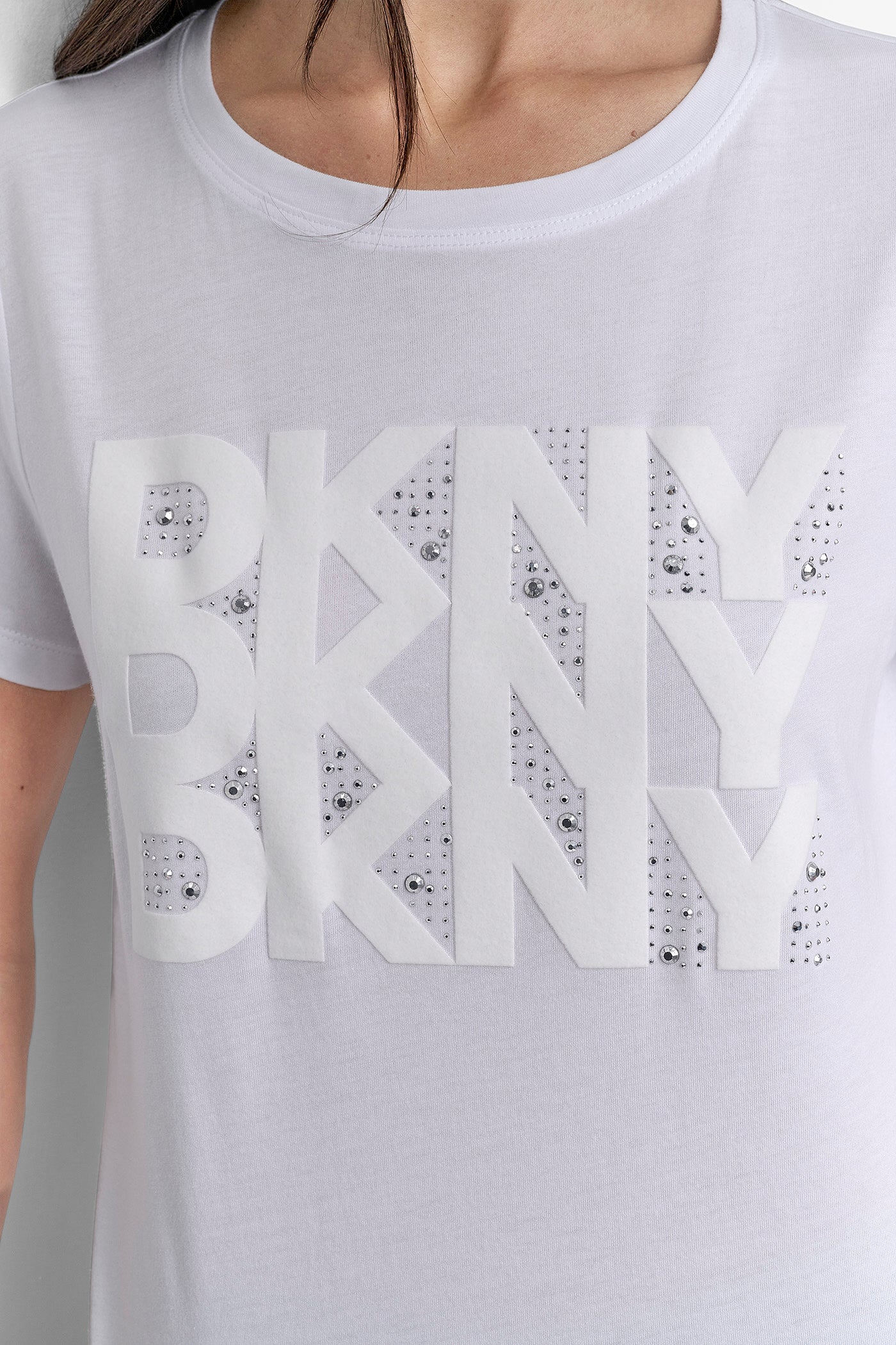 DKNY RHINESTONE TEE - Image 8