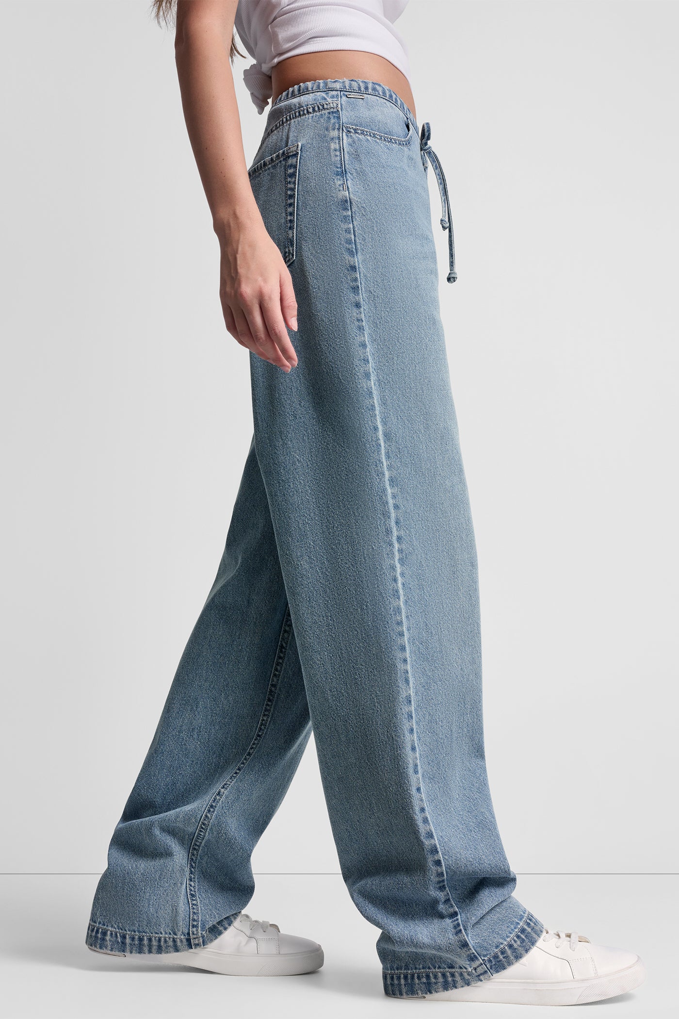 MID RISE FLOWY RELAX PANTS - Image 4
