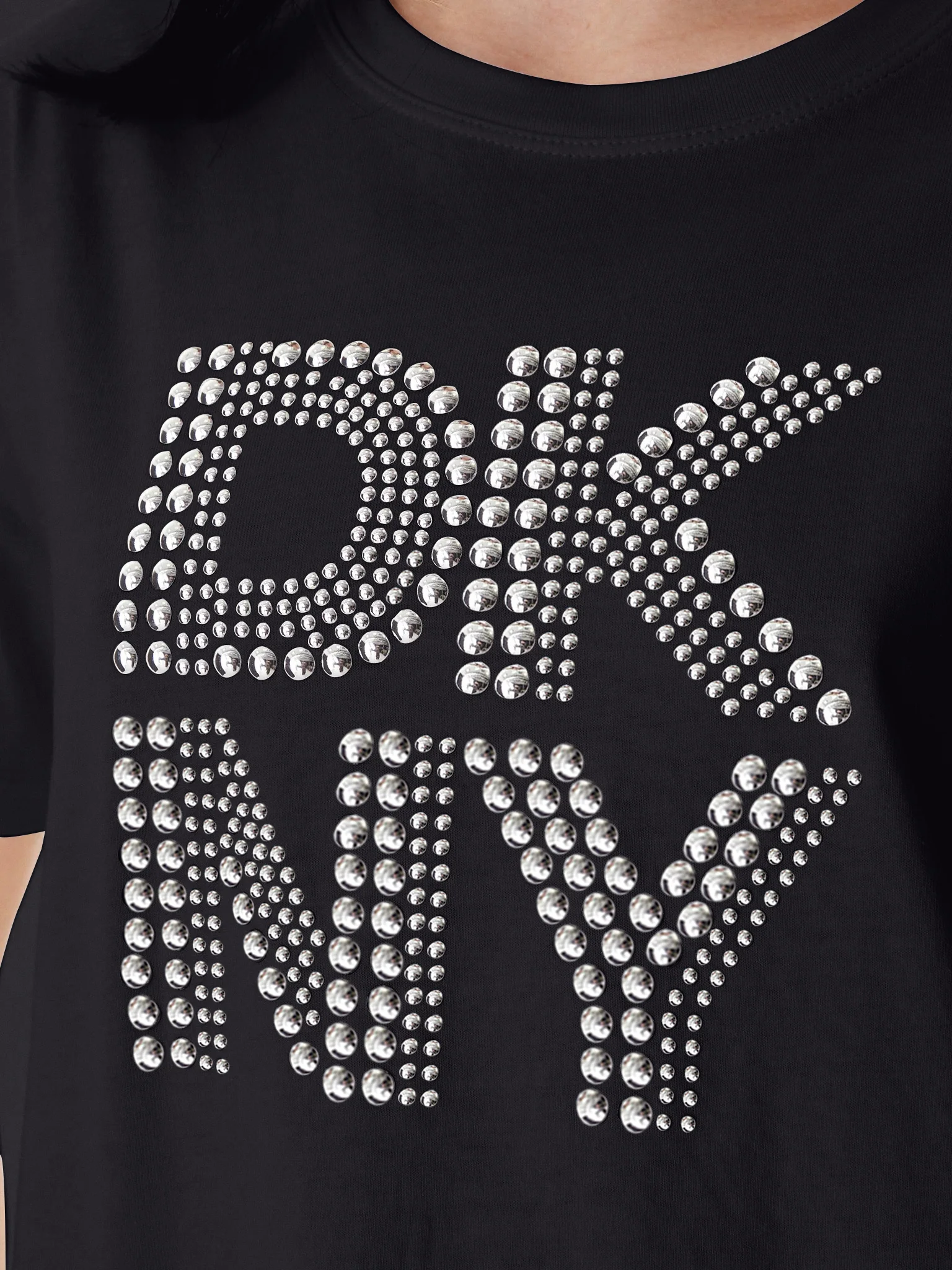 DKNY RHINESTONE LOGO TOP - Image 3