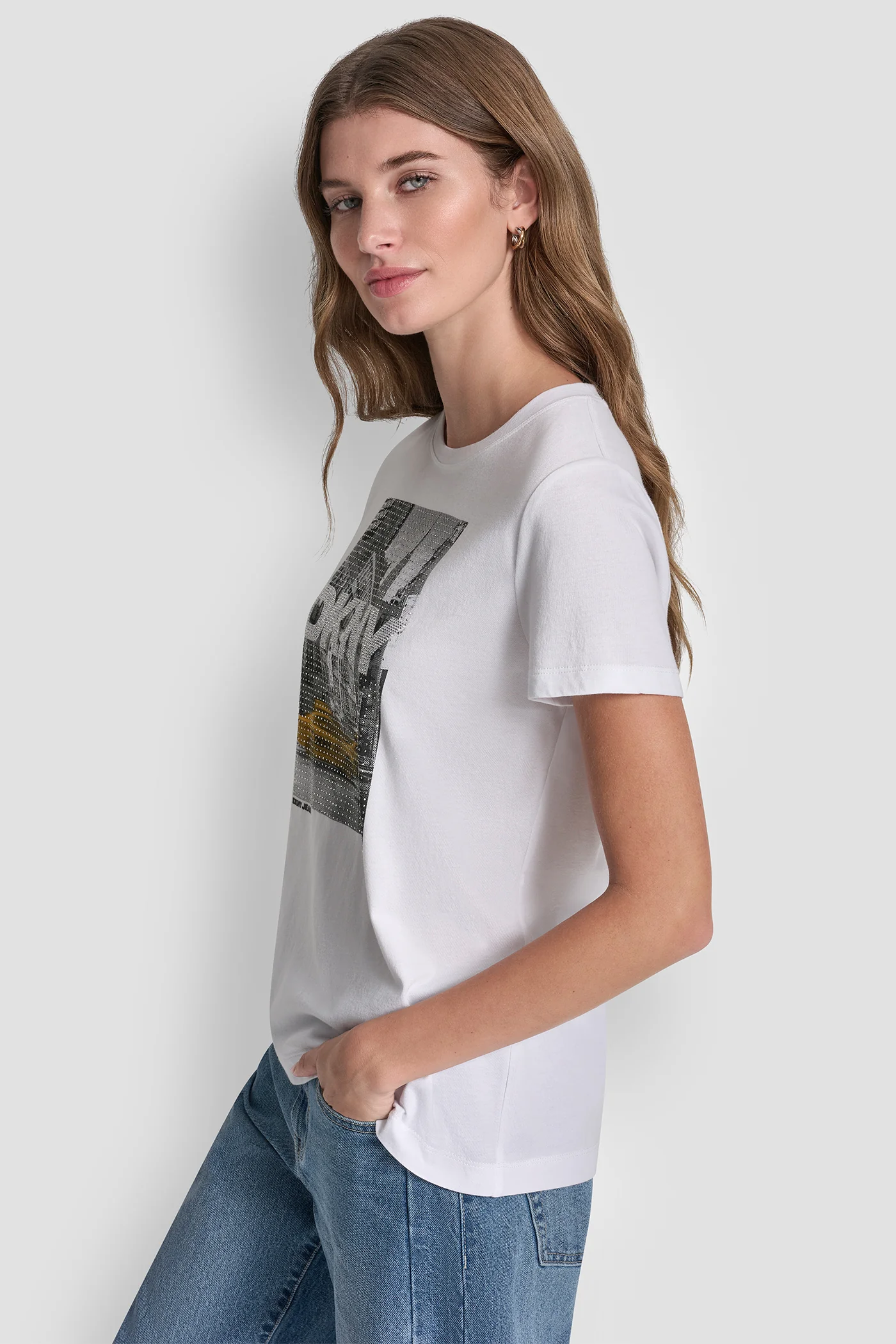 DKNY RHINESTONE TAXI TOP - Image 7