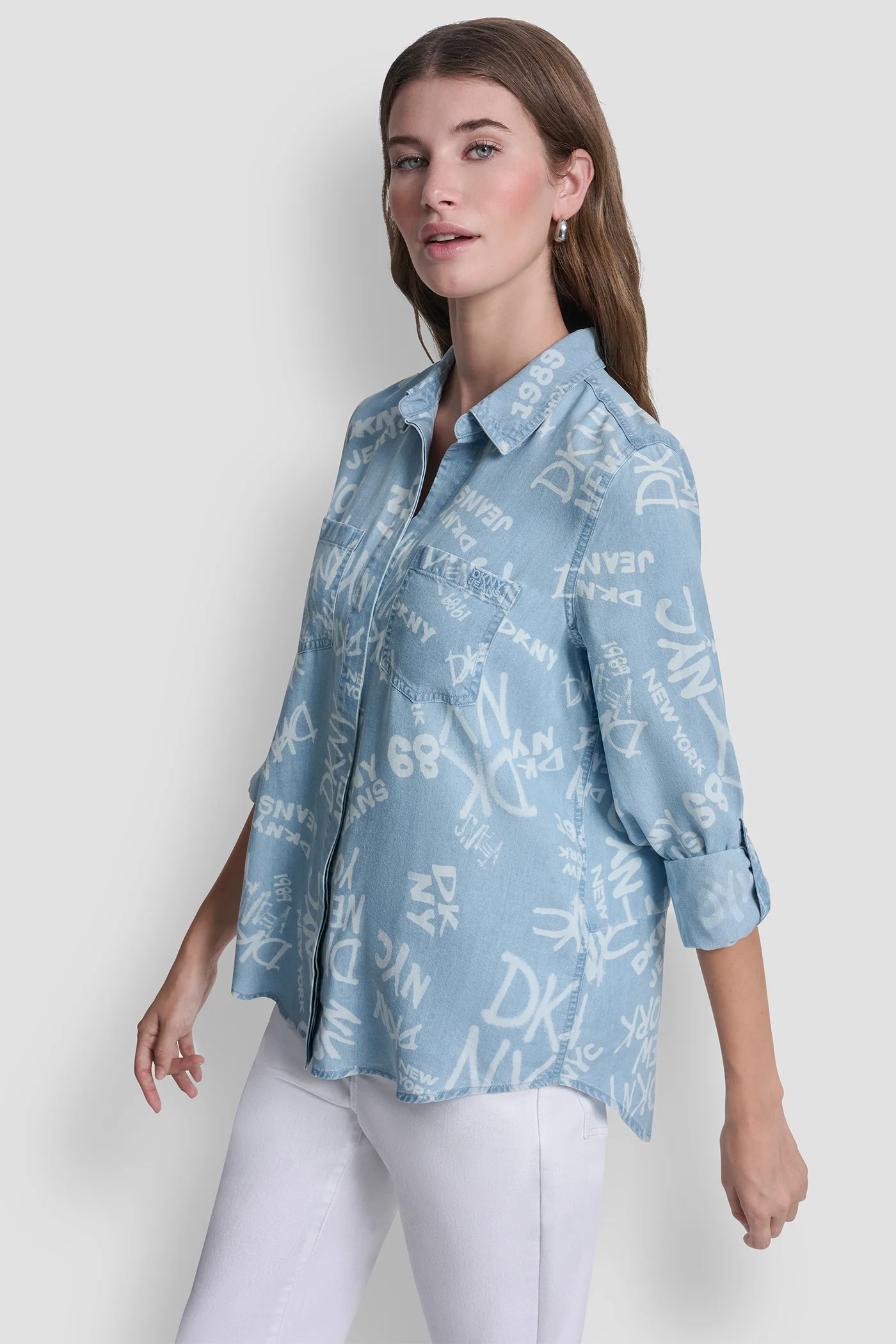 GARMENT DYE  PRINT SHIRT - Image 2
