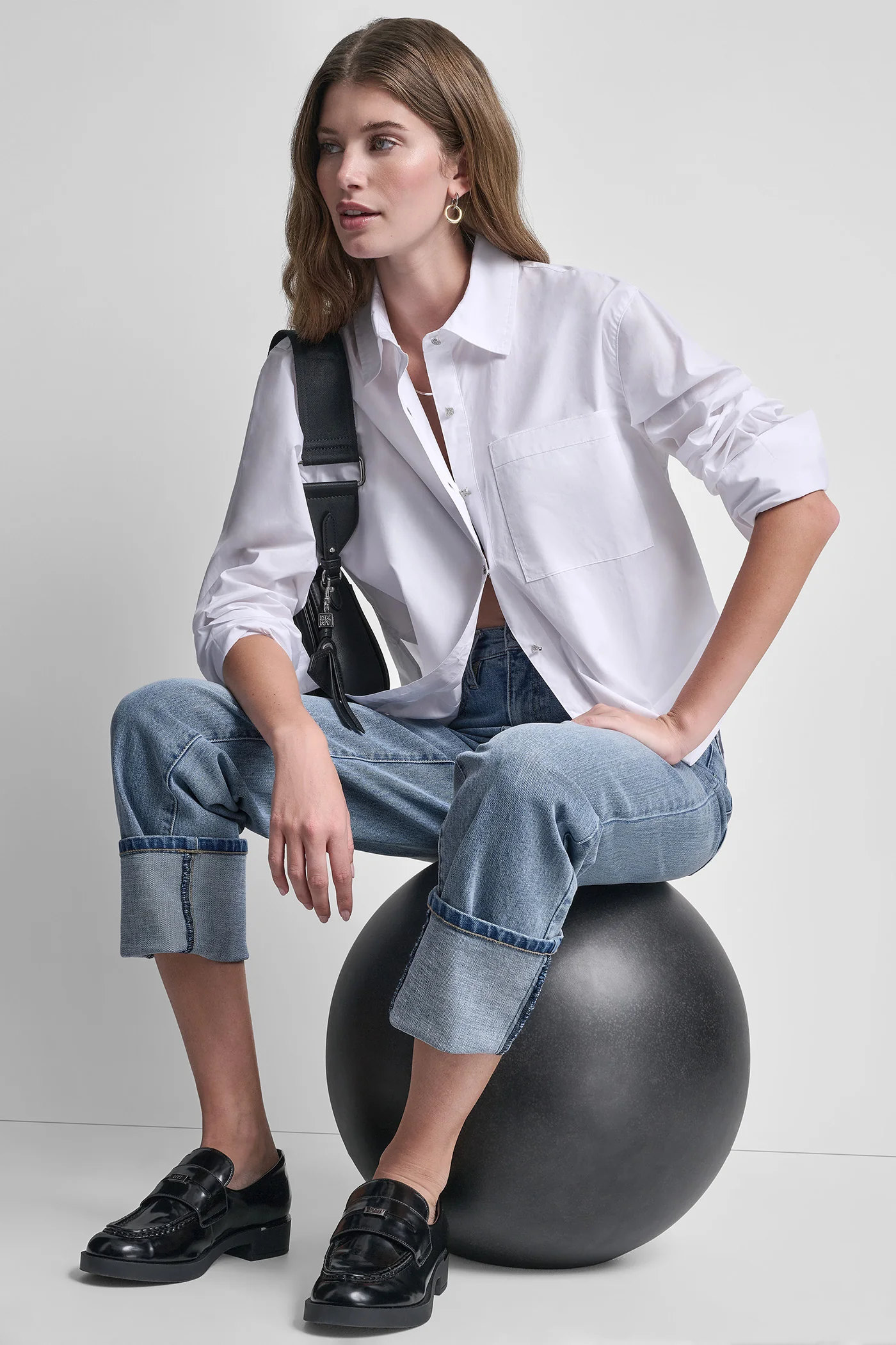 LONG SLEEVE BUTTON FRONT SHIRT - Image 7