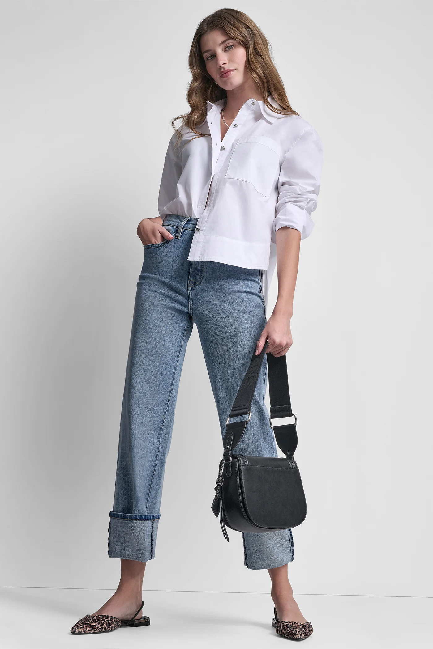 LONG SLEEVE BUTTON FRONT SHIRT - Image 8