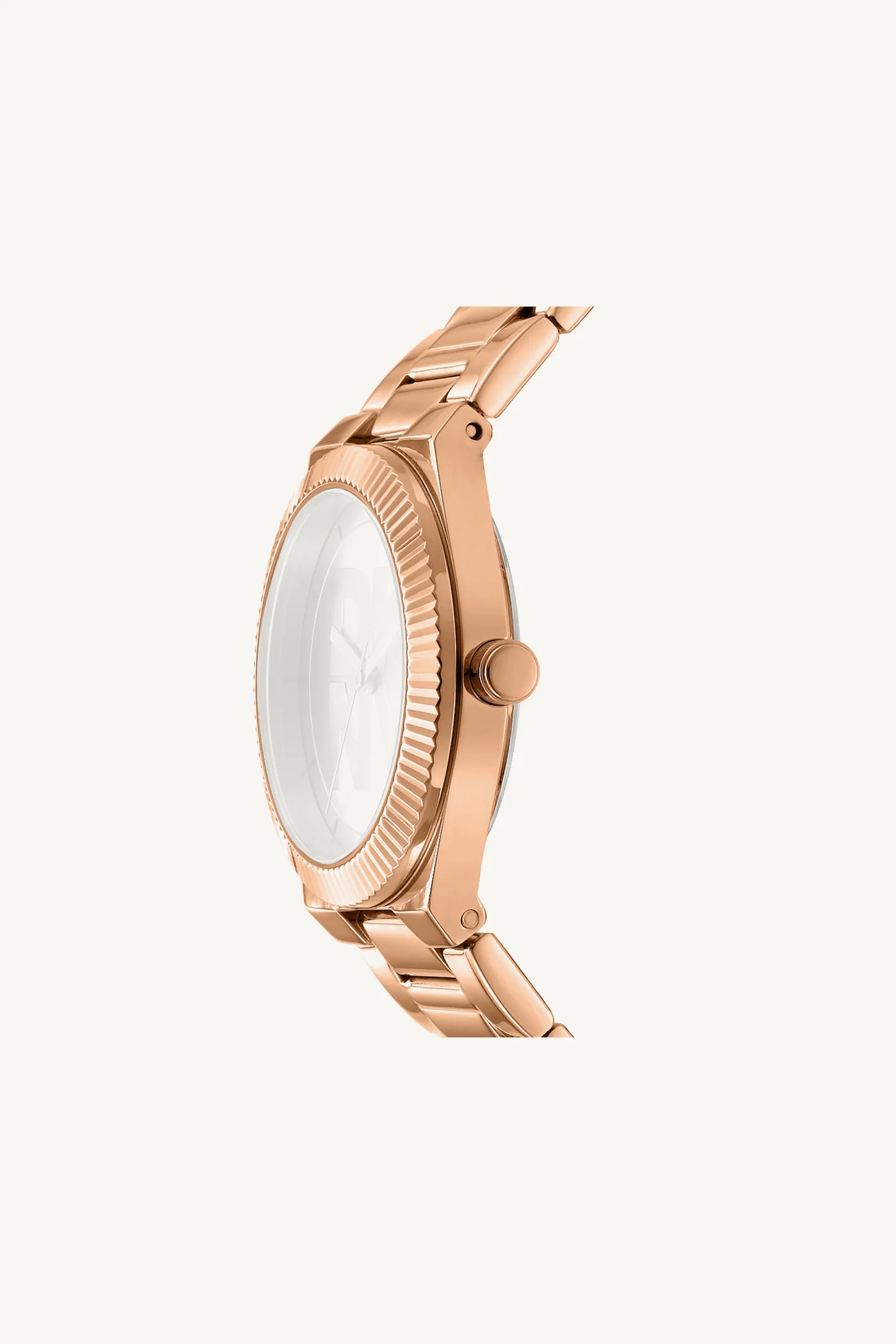 Women Logo Rose Gold Watch - Image 3