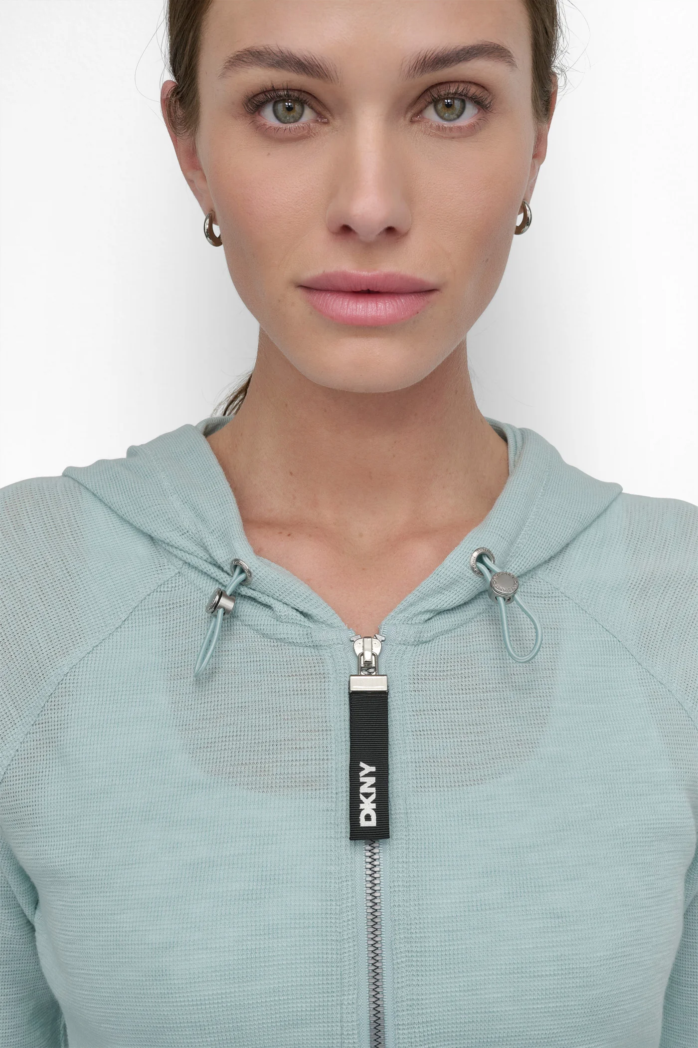 COTTON-BLEND SLUB WAFFLE-KNIT HOODIE - Image 5