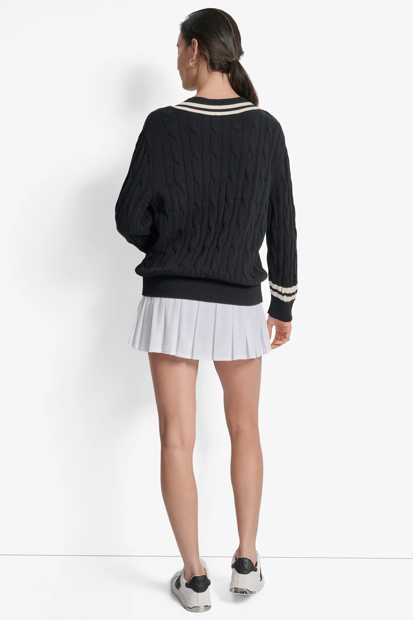 CABLE LONG SLEEVE SWEATER - Image 5