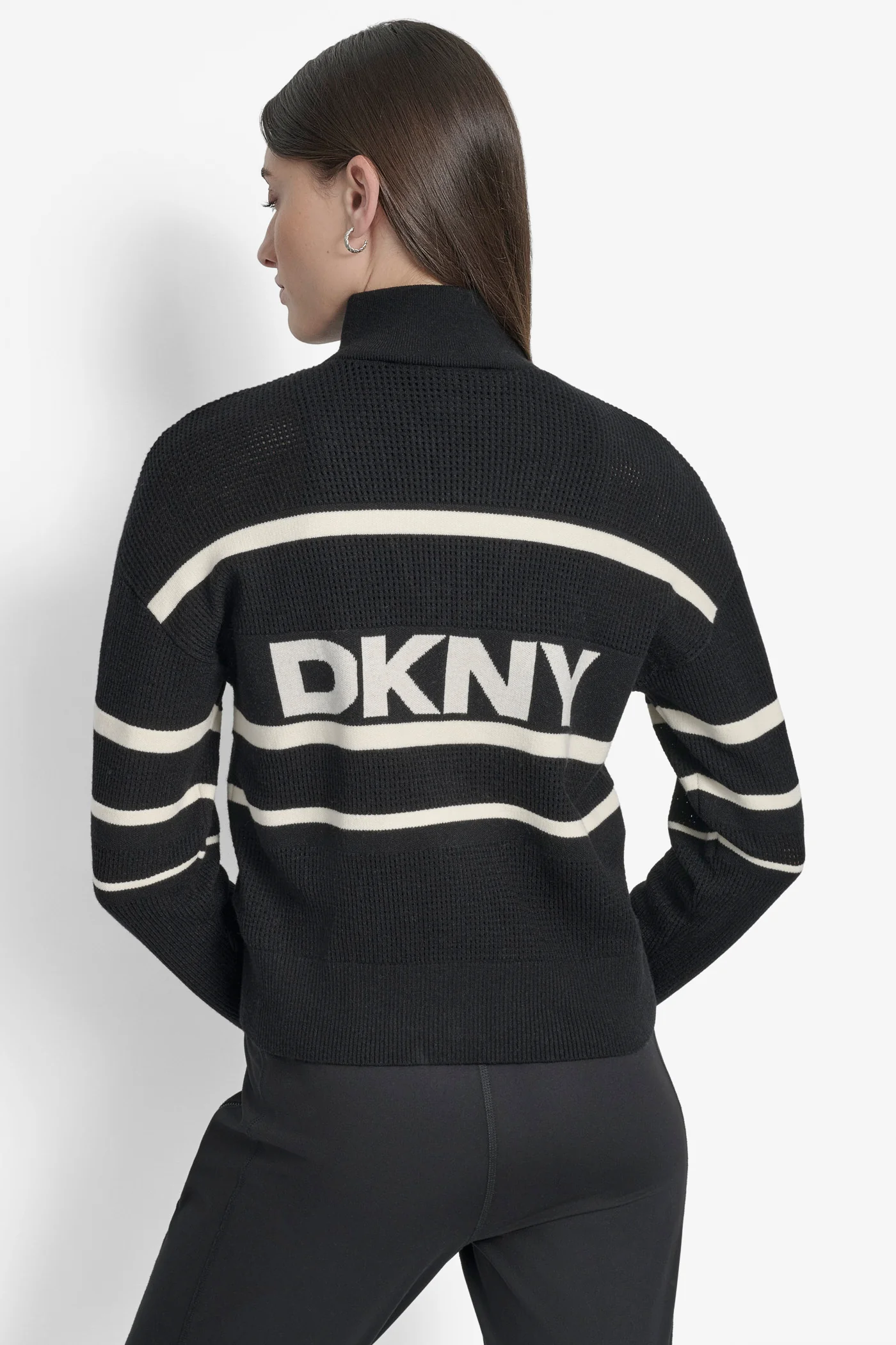 LONG SLEEVE ZIP FRONT SWEATER - Image 5