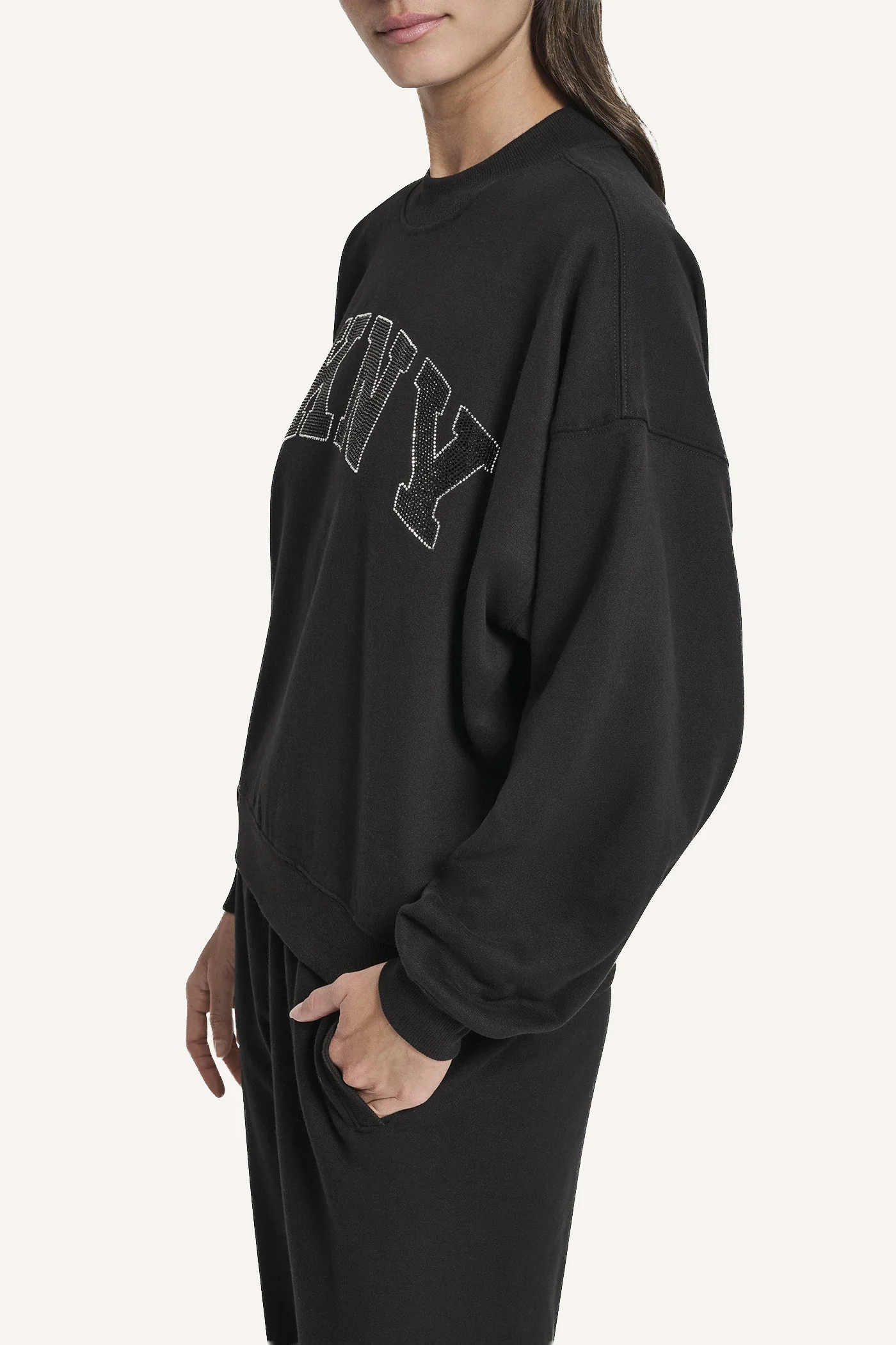 RHINESTONE LG HIGH NECK SWEATSHIRT - Image 2