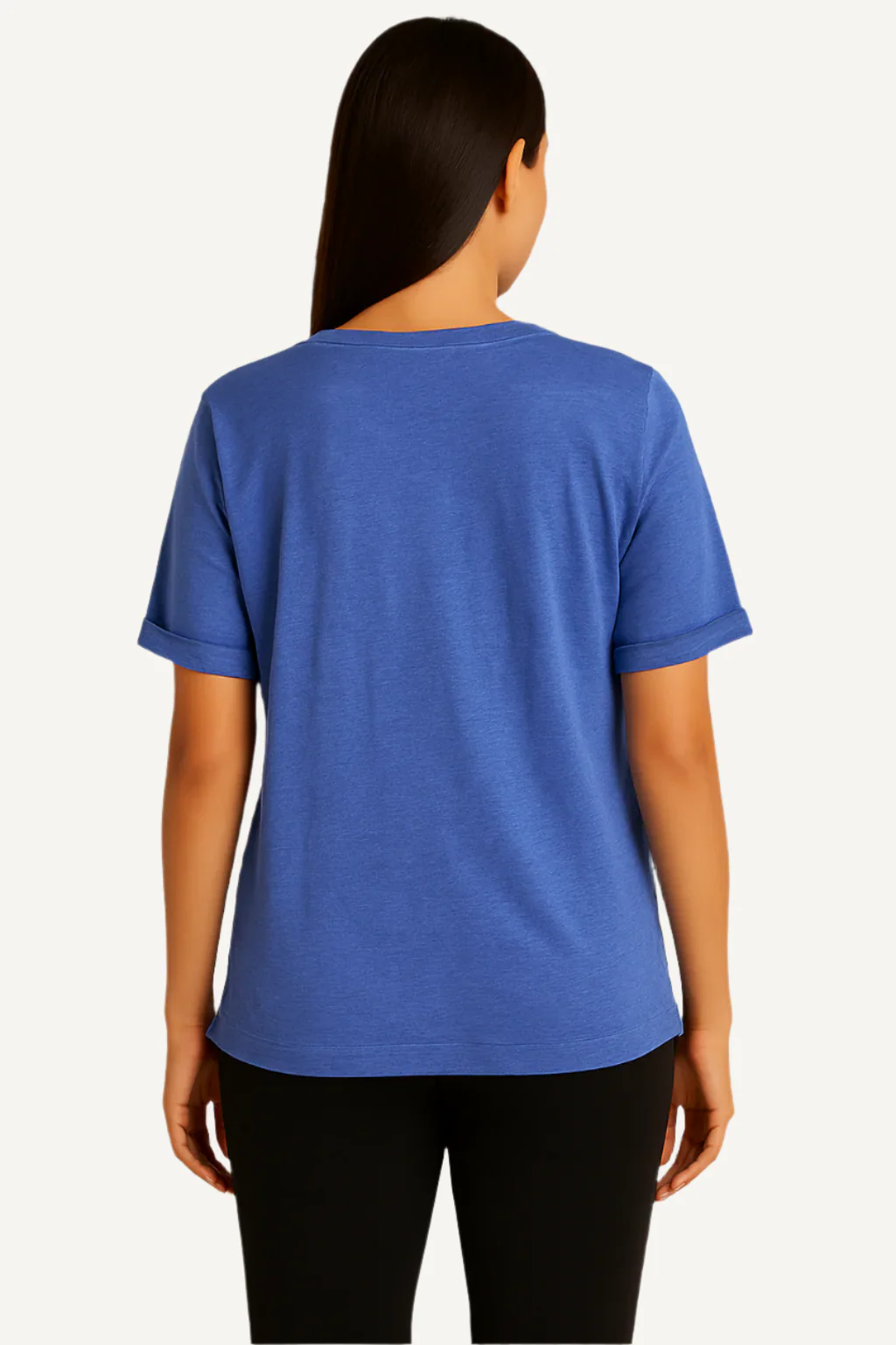 SHORT-SLEEVED CREW NECK T-SHIRT - Image 3
