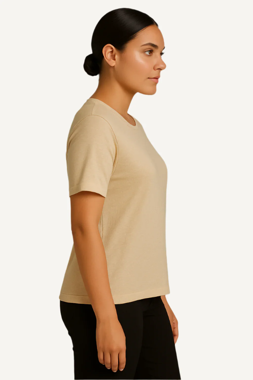 SHORT-SLEEVED CREW NECK T-SHIRT - Image 2