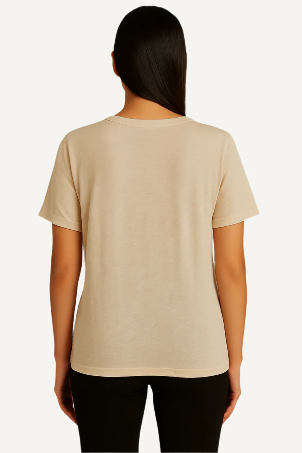 SHORT-SLEEVED CREW NECK T-SHIRT - Image 3