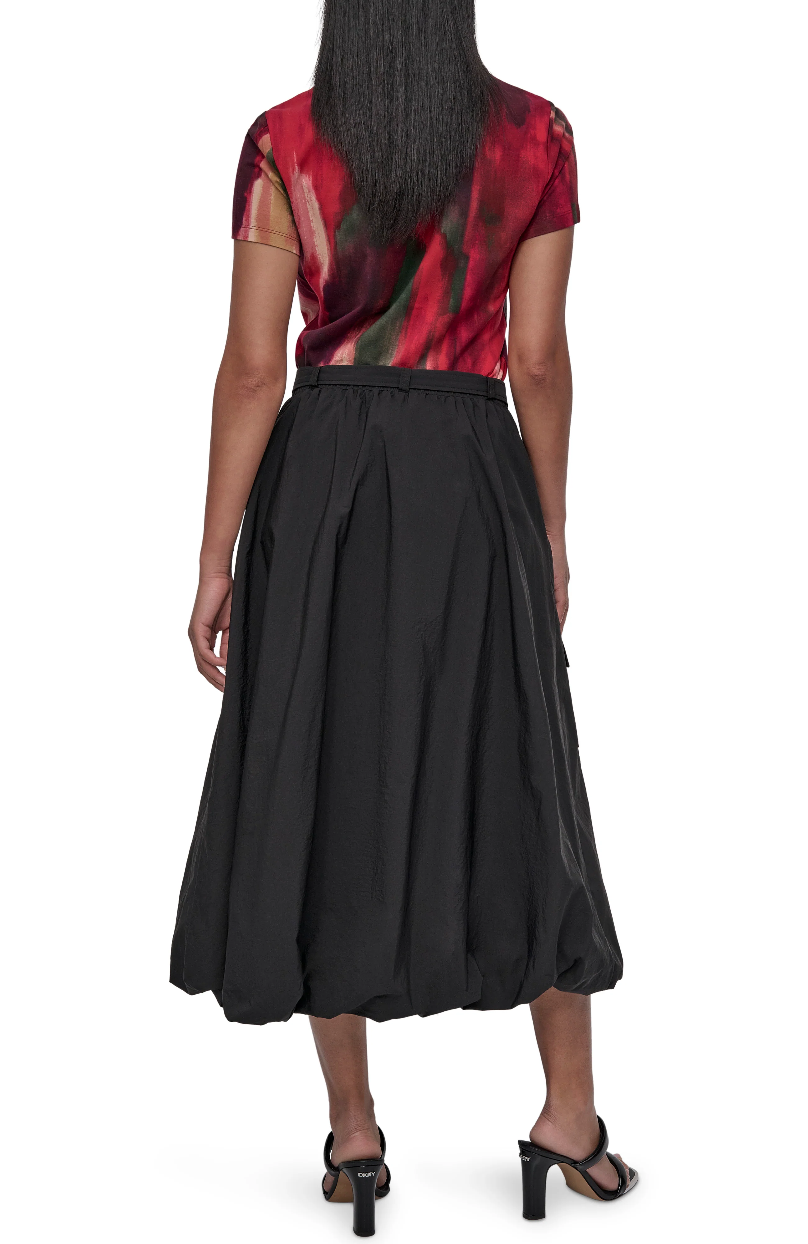 RUMPLED TECH CARGO SKIRT - Image 3