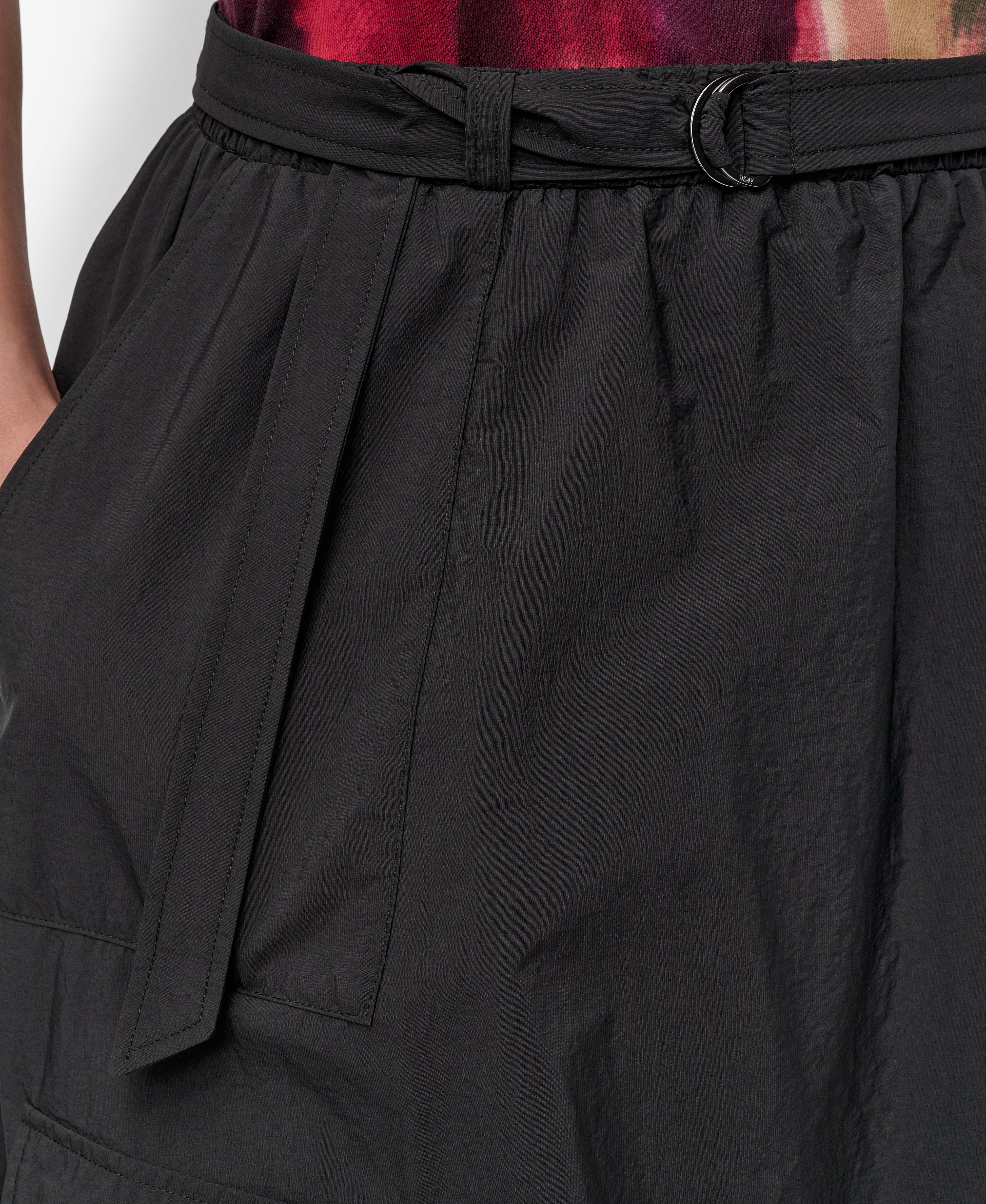 RUMPLED TECH CARGO SKIRT - Image 5