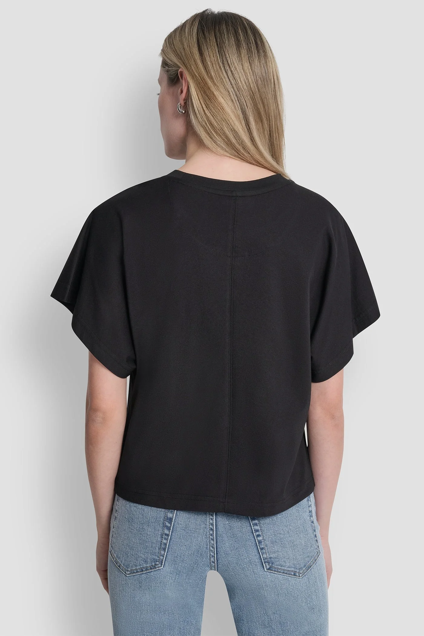 WIDE SLEEVE CMS BLING TOP - Image 4