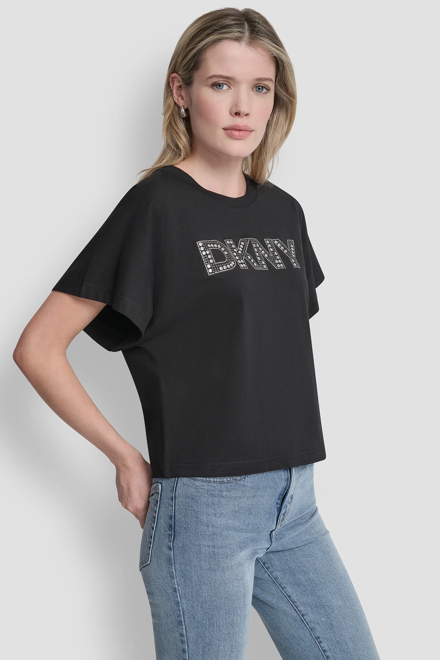 WIDE SLEEVE CMS BLING TOP - Image 5